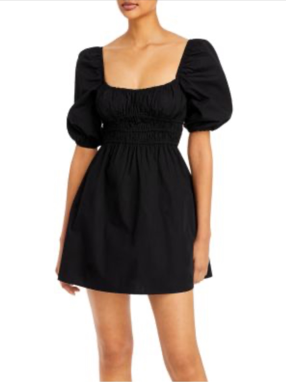 Faithfull The Brand Marinelli Mini dress Black size 4